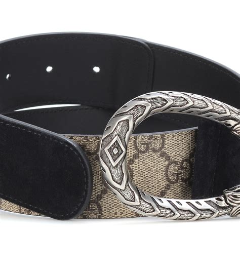 gucci wide leather web belt|genuine gucci dionysus belt.